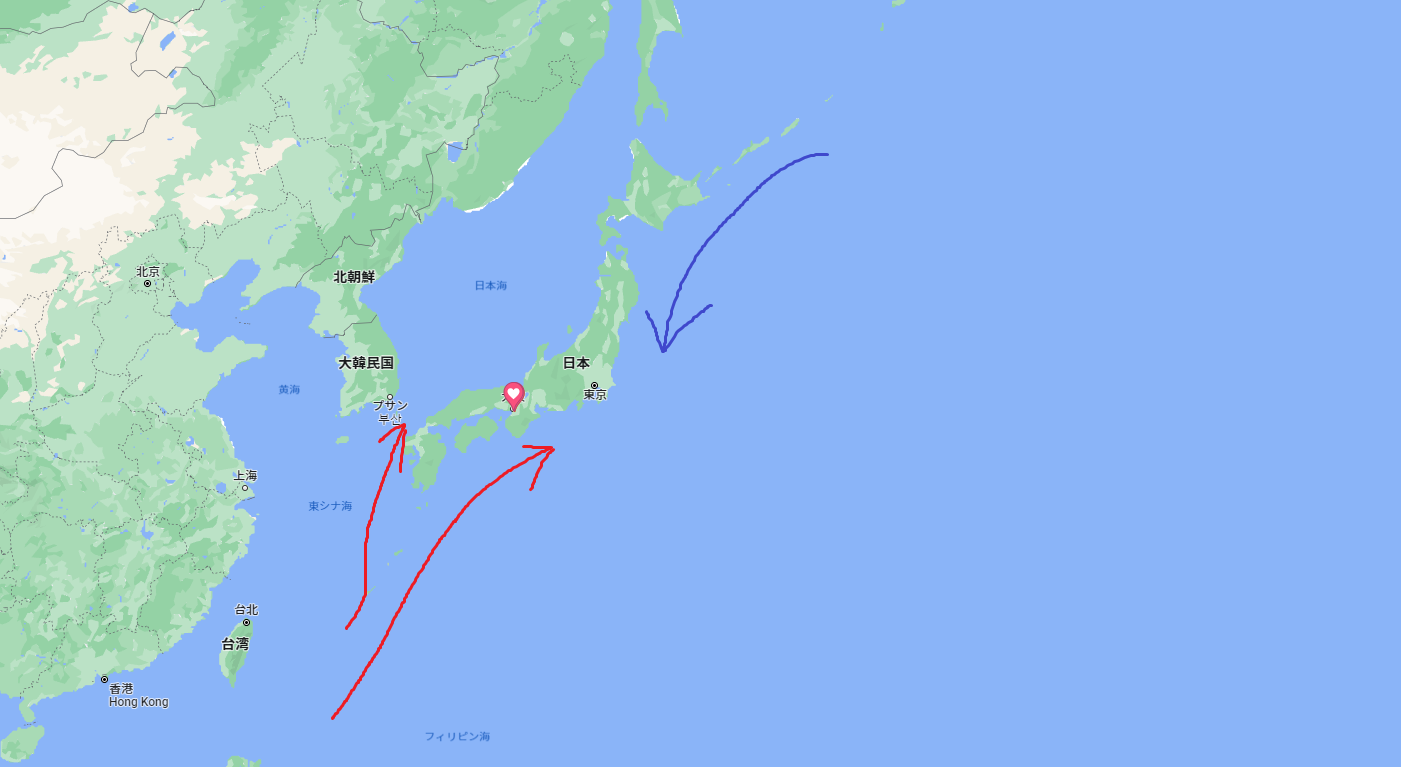 「海流の名前がわからんねん」【ブログ】