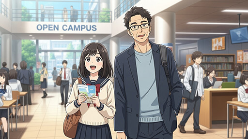親の役割は？年内のオープンキャンパスで見ておくべき点