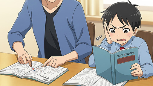 小学生の学力向上！効率良く苦手をなくす戻り学習法