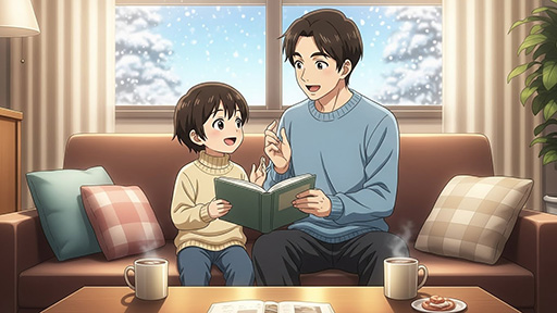 小学生、読解力は冬に伸ばす、親子で楽しむ読書習慣