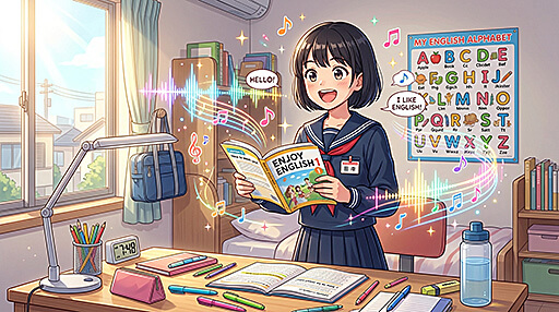 中1の壁を壊す！英語嫌いを防ぐ音読の習慣