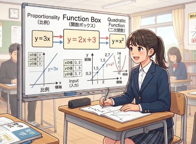 📚【中学生の数学、関数の苦手をそのままにしていませんか？】