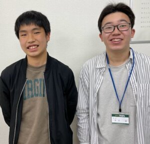 2022春　中学3年　山口颯大さん　岸本先生