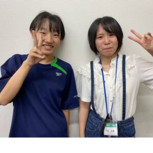 2022冬　中学2年　川村芽里さん　市原先生