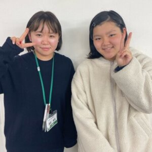 2023夏　中学2年　佐々木陽菜さん　渡邉先生