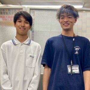 2023.5月　中学3年　黒田哲平さん　富田先生