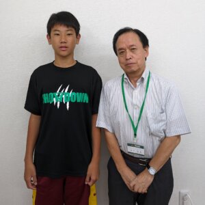 2023冬　中学3年　渡辺彗汰さん　須永先生