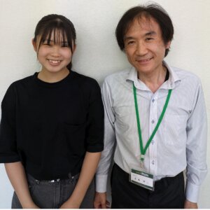 2023冬　中学3年　榎本樺穂さん　髙橋先生