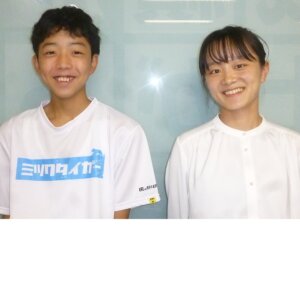 2023冬　中学2年　武内春樹さん　横山先生