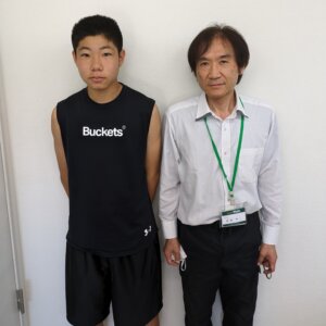 2023冬　中学3年　戸室瑠伊さん　髙橋先生