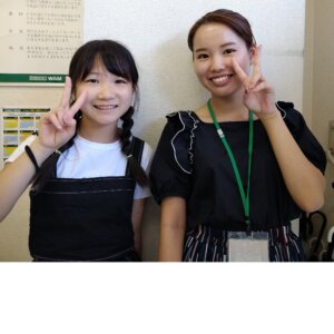 2023冬　中学2年　大城紗空さん　渡邊先生