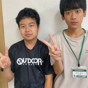 2023冬　中学3年　江原光頼さん　神田先生