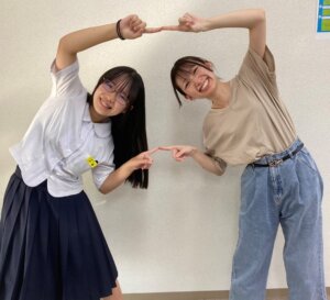 2023冬　中学3年　中島心花さん　干場先生