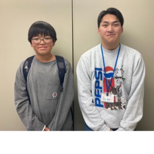 2024春　中学1年　松田蓮さん　松林先生