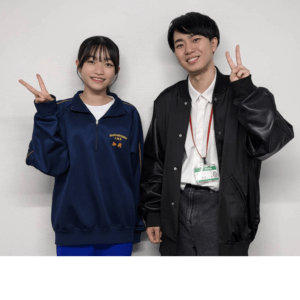 2024春　中学1年　加我紫衣菜さん　松田先生