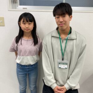 2024夏　小学5年　白井稀子さん　熊木先生