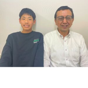 2024夏　中学2年　川田蓮斗さん　鶴田先生