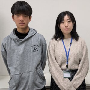 2025春　中学3年　冨田春舞さん　川上先生
