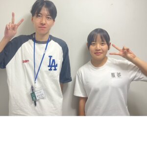 2025冬　中学3年　服部茜さん　成田先生