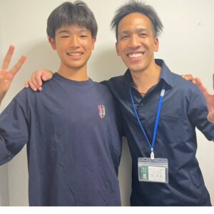 2025冬　中学3年　河村央汰さん　牧先生