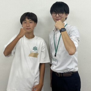 2025冬　中学3年　澤田冬冴さん　飯島先生