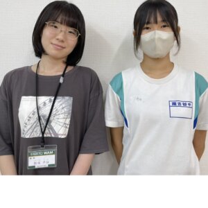 2025冬　中学2年　真田芽依さん　飯塚先生