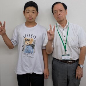 2025冬　小学6年　金子陽人さん　須永先生