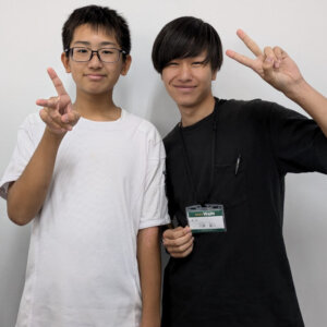 2025冬　中学2年　西野正鵬さん　大掛先生