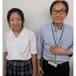 2025冬　高校1年　加藤優花さん　髙橋先生