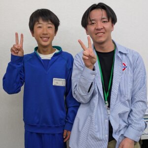 2026春　中学2年　佐手颯汰さん　柴田先生