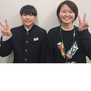 2026春　中学1年　牧謙光さん　石田先生