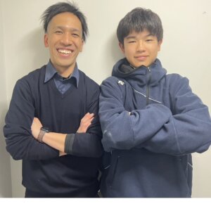 2026春　中学3年　河村央汰さん　牧先生
