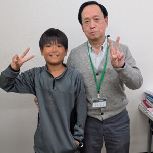 2026春　小学5年　前田紫音さん　須永先生
