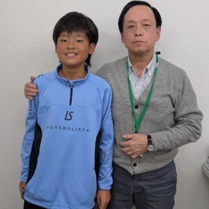 2026春　小学6年　前田怜緒さん　須永先生