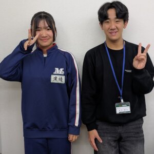 2026春　中学3年　渡邉莉愛さん　鈴木先生