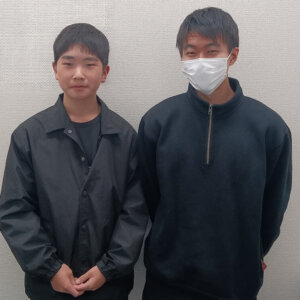 2026夏　中学2年　髙萩優希さん　福田先生